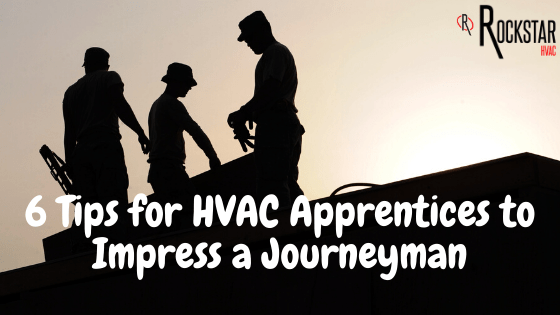6 Tips for HVAC Apprentices to Impress a Journeyman Picture: 3 silhouettes of men on roof