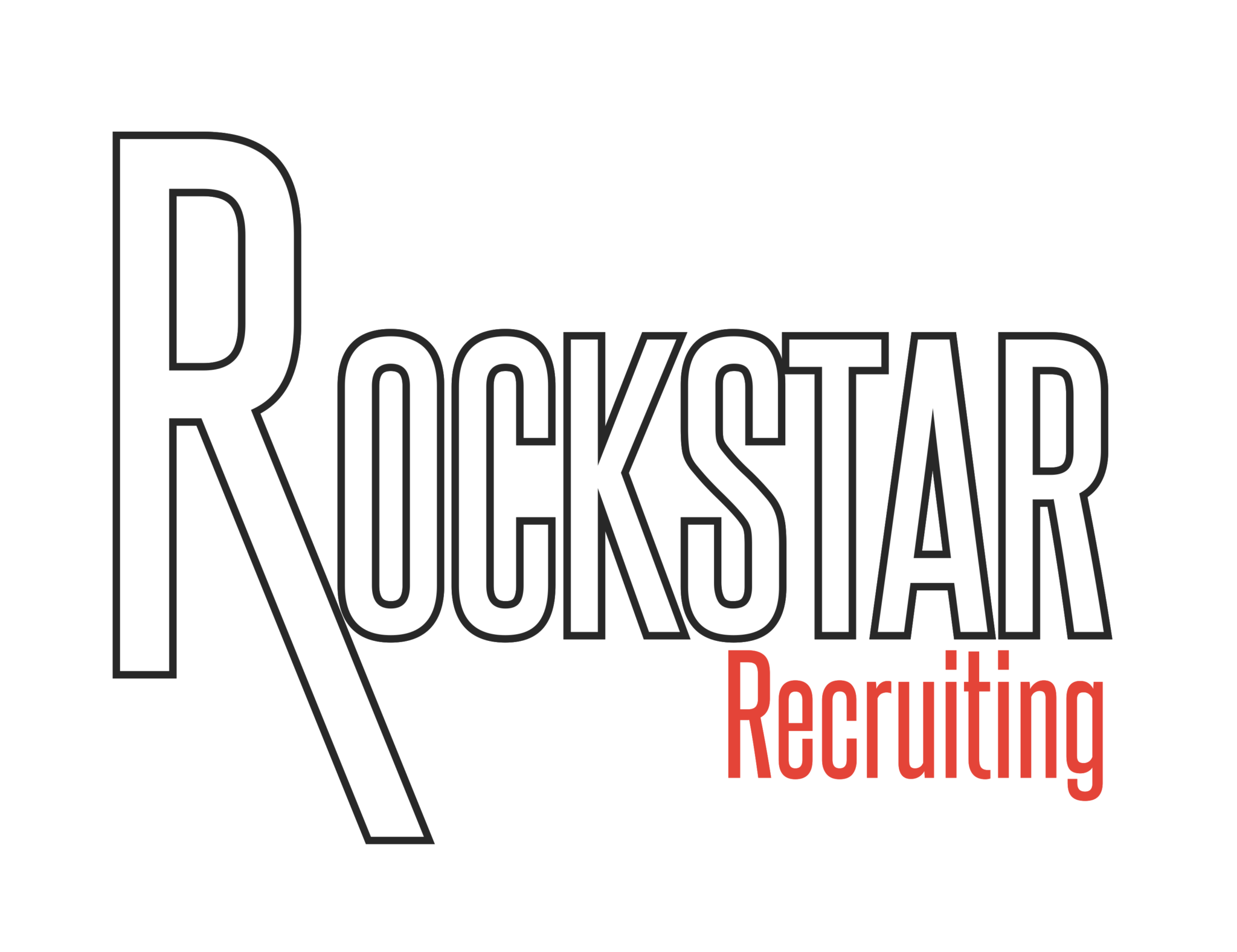 rockstar recruiting logo white