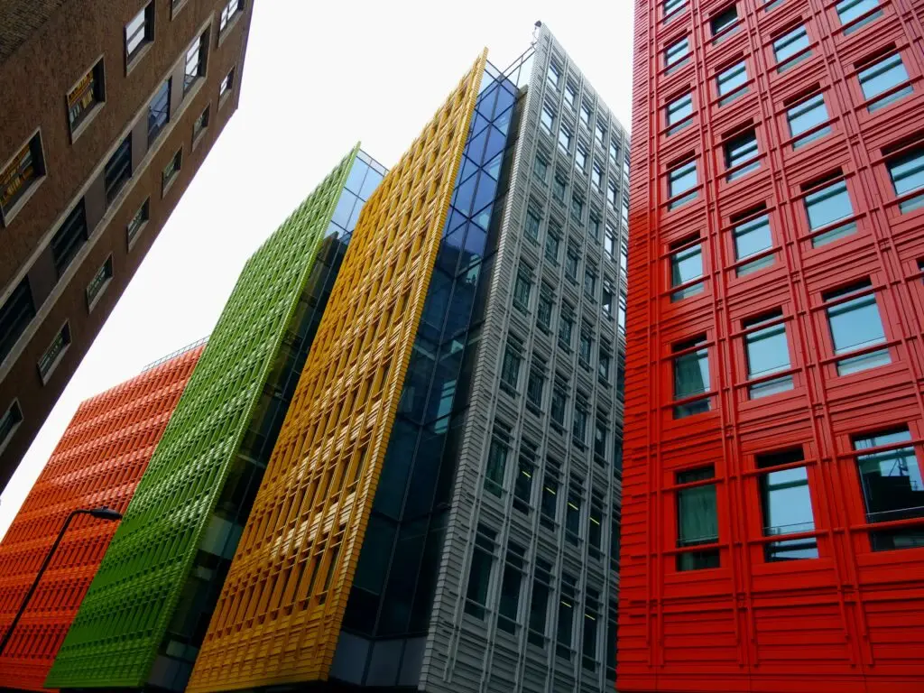commercial buildings colour