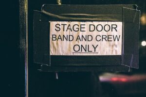 stage door band and crew only